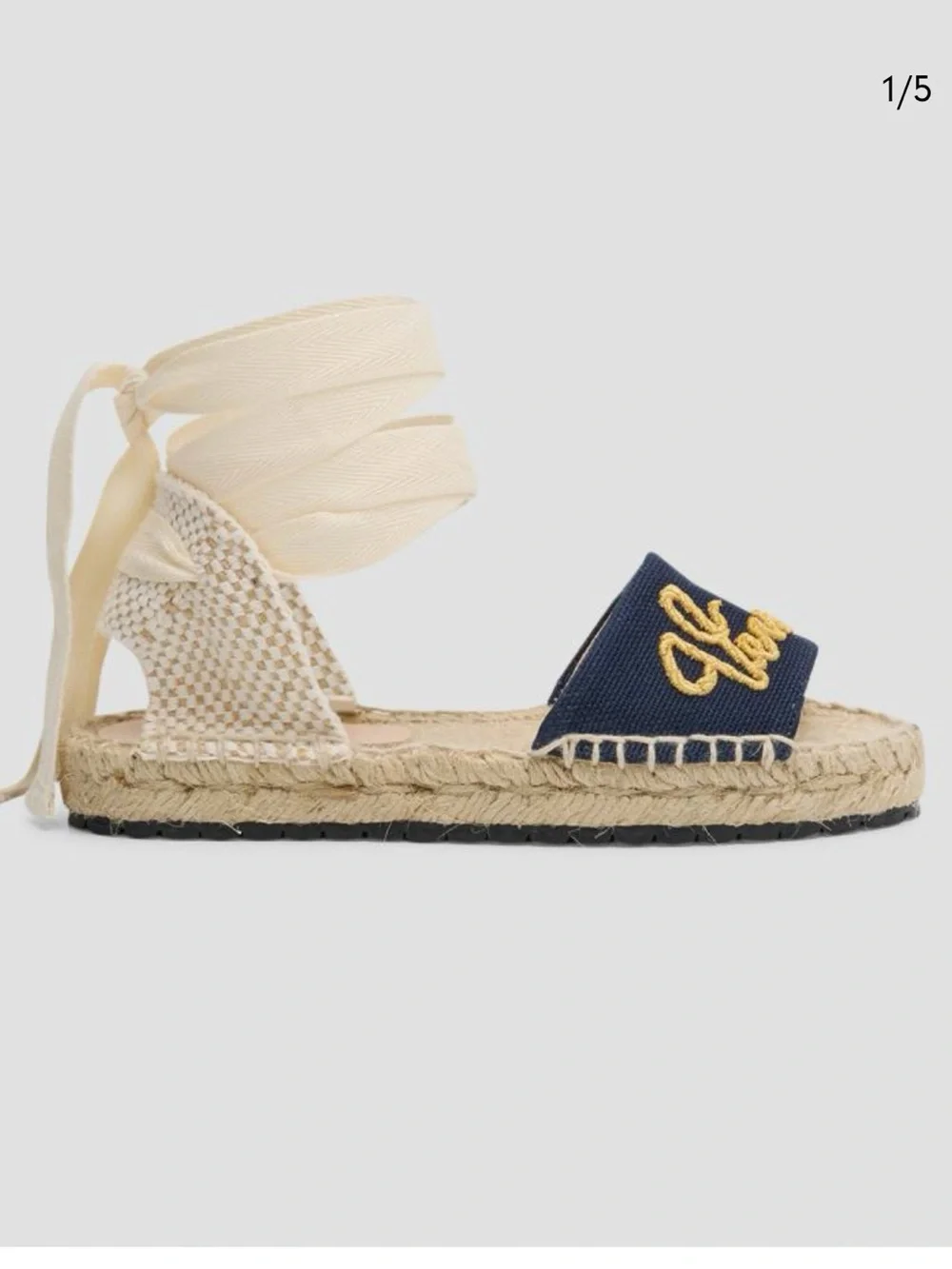 KIDS VERSACE ESPADRILLE SANDAL